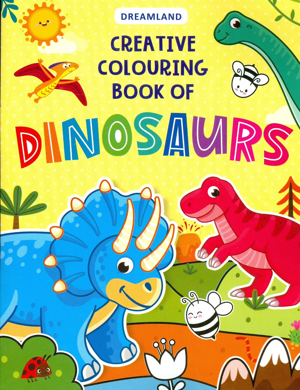 Creative Colouring Book Of Dinosaurs (Sách Tô Màu Sáng Tạo Về Khủng Long)