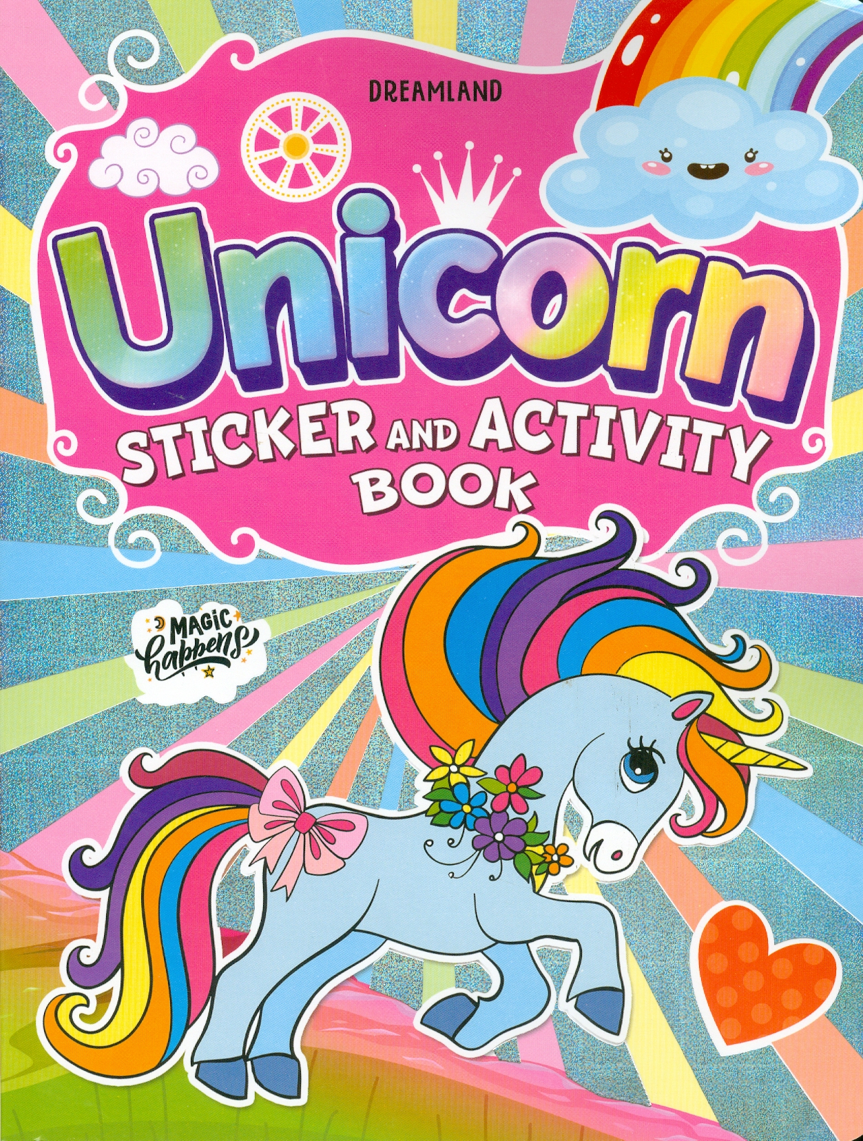 Unicorn - Sticker And Activity Book (Chú Kỳ Lân - Sticker Và Sách Tô Màu)