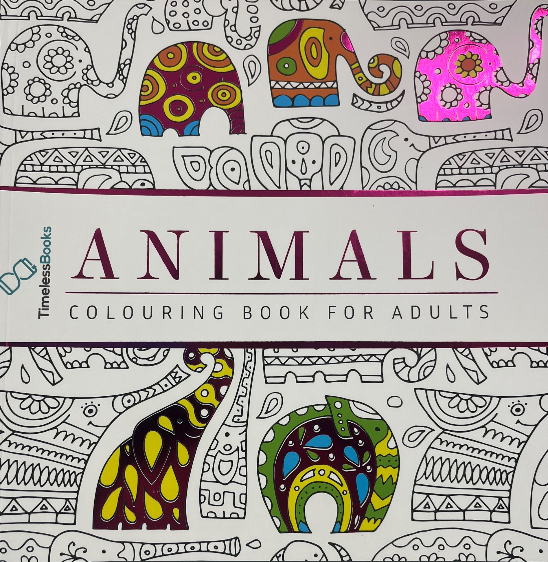 Animals - Colouring Book For Adults (Sách tô màu - Động vật)